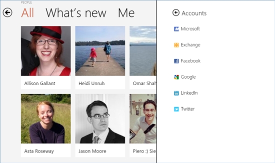 微軟證實 Windows 8 People (人脈) 將整合新浪微博
